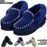 100% Australian Merino Sheepskin Moccasins Slippers Winter Casual Genuine Slip On UGG