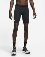 Nike Mens 8.5" inseam AeroSwift 1/2-Length Dri-FIT Running  Short Tights - Black