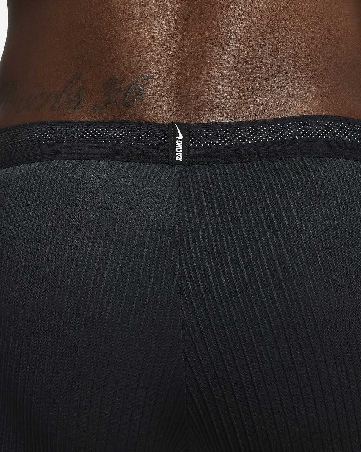 Nike Mens 8.5" inseam AeroSwift 1/2-Length Dri-FIT Running  Short Tights - Black