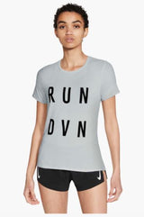 Nike Womens Dri-FIT Run Division City Sleek Short Sleeve Top