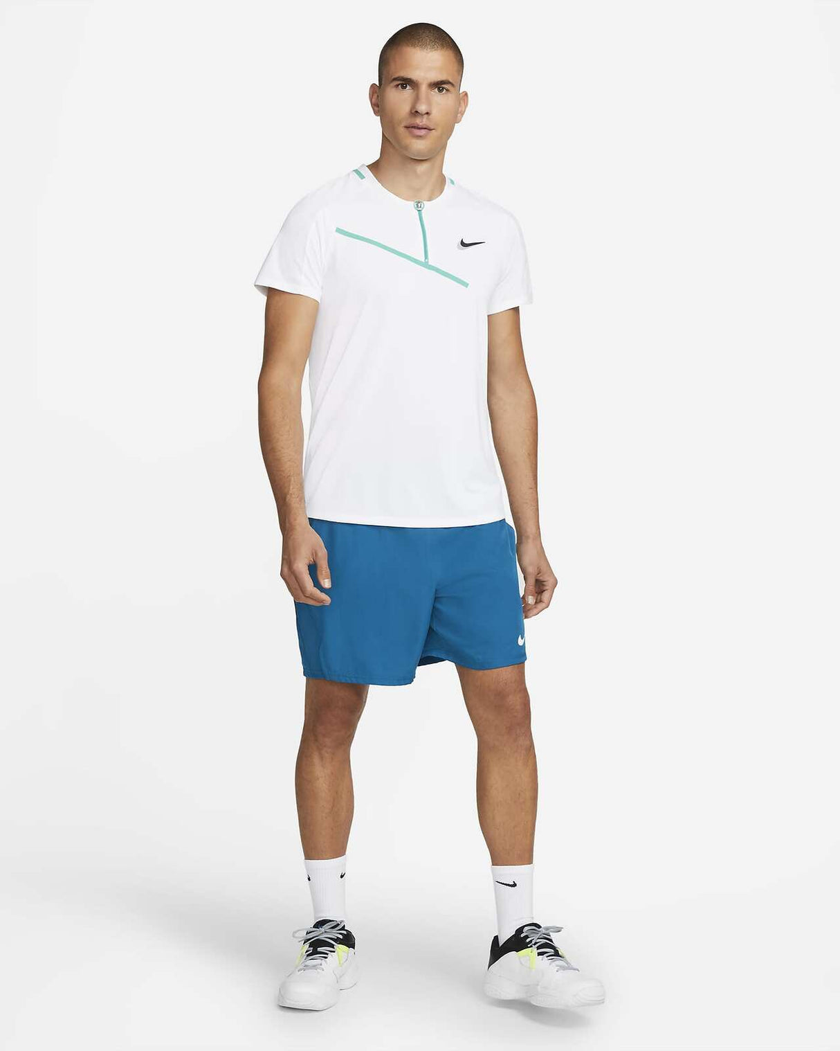 Nike Court Slam Mens Tennis Polo Top T Shirt Tournament