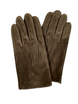 DENTS Mens Thinsulate Handsewn Nubuck Leather Gloves Lined Insulated - Brown - Large