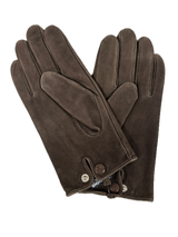 DENTS Mens Thinsulate Handsewn Nubuck Leather Gloves Lined Insulated - Brown - Large