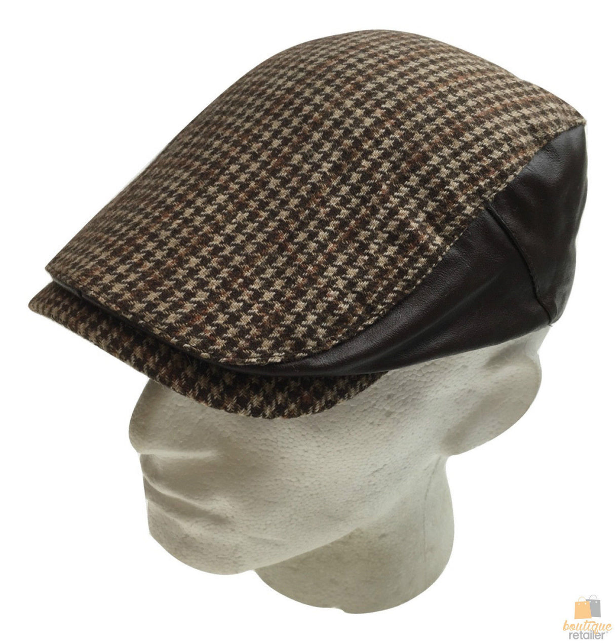 DENTS Wool Blend Flat Cap Hat Winter Style Country Warm Adjustable HWM3257