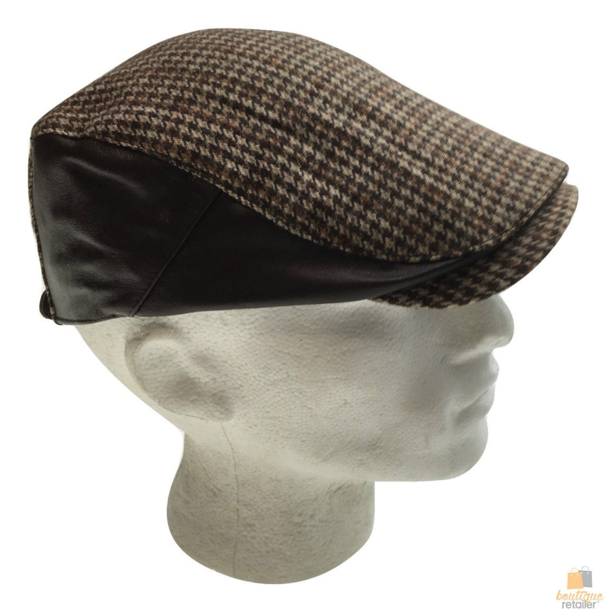 DENTS Wool Blend Flat Cap Hat Winter Style Country Warm Adjustable HWM3257