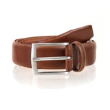 Dents Premium Plain Leather Belt Full Grain Classic Genuine - Tan