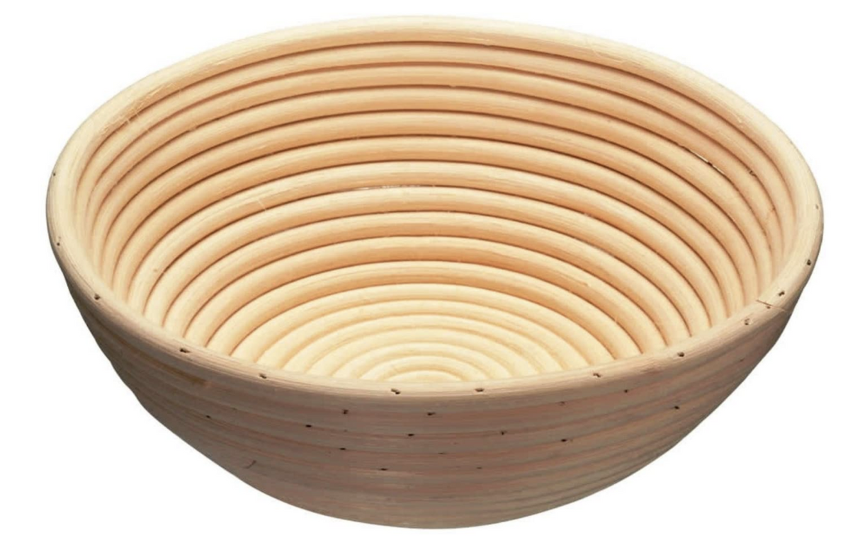 Davis & Waddell Round Rattan Bread Proving Basket Bread Proofing Baking - 22cm