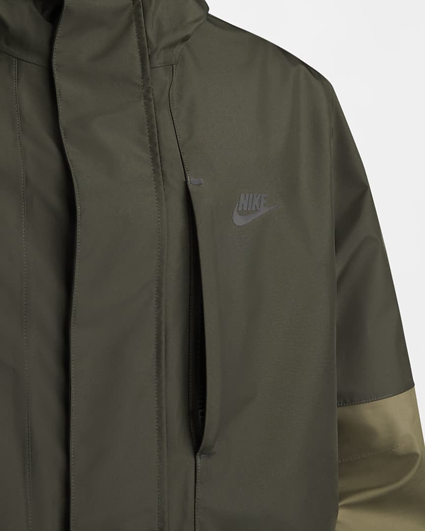 Nike Sportswear Storm-FIT ADV Mens Shell Parka Waterproof - Sequoia/Medium Olive/Black