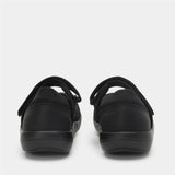 Alegria Womens Shoes Dynamo Mary Jane Slip Ons in All Black