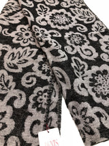 DENTS Large Pashmina Style Scarf w Floral Design Wool Blend Warm Winter