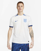 Nike Mens England National 2023 Stadium Home Dri-FIT Soccer Football Jersey Top