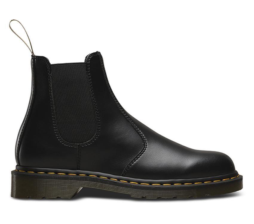 Dr. Martens Vegan Chelsea Boots Pull On Shoes - Black