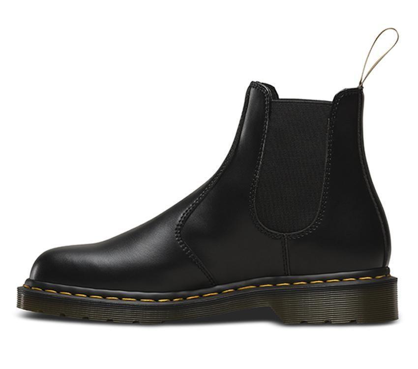 Dr. Martens Vegan Chelsea Boots Pull On Shoes - Black