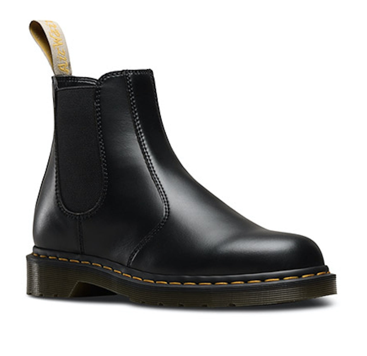 Dr. Martens Vegan Chelsea Boots Pull On Shoes - Black