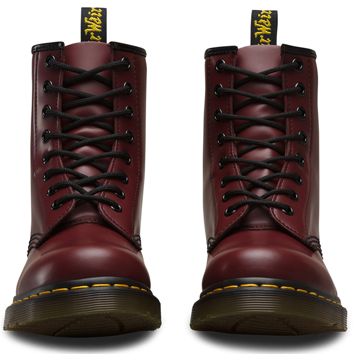 Dr. Martens Unisex 1460Z DMC 8 Lace Up Cherry Red Smooth Leather Boots Shoes Doc