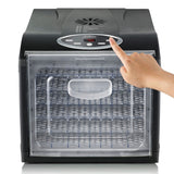 Sunbeam Food Lab Electronic Dehydrator with Mesh  Tray Fruits Vegetable Dryer - Black