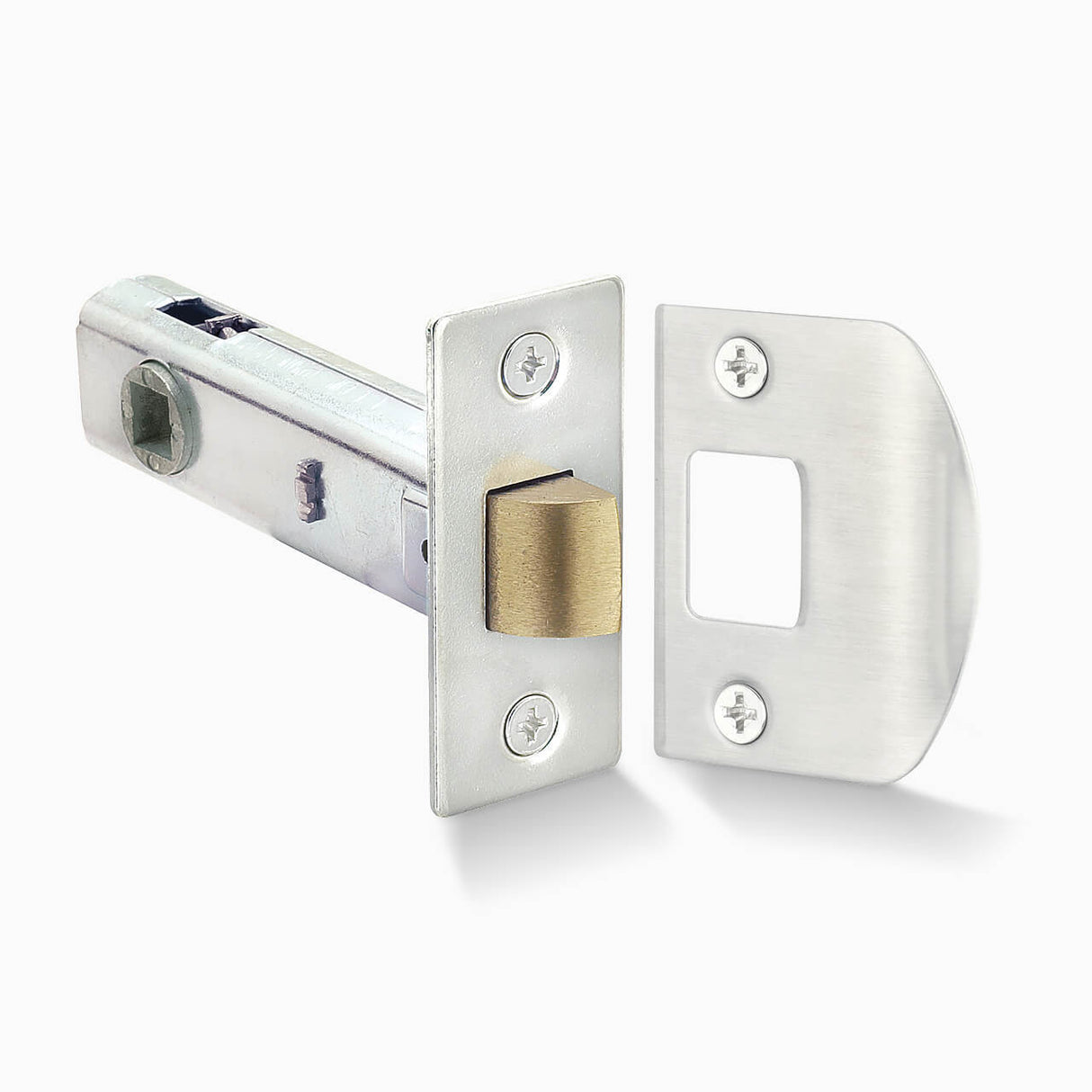 Delf 60mm Tubular Door Latch Internal in Satin Chrome