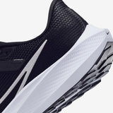 Nike Pegasus 40 Mens Road Running Shoes Athletic Sneakers in Black/White