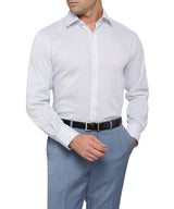 Van Heusen Euro Tailored Fit Mens Long Sleeve Shirt - Blue Stripe