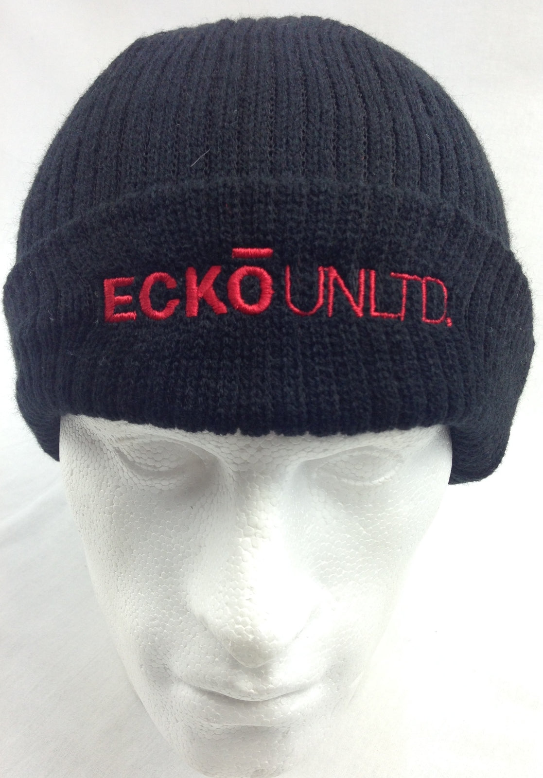 ECKO Unltd Beanie Hat Rhino Warm Winter Pull On Knitted Mens Ski Knit