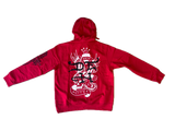 Ed Hardy Mens Hoodie Jumper Pullover Tattoo New York Skull in Red