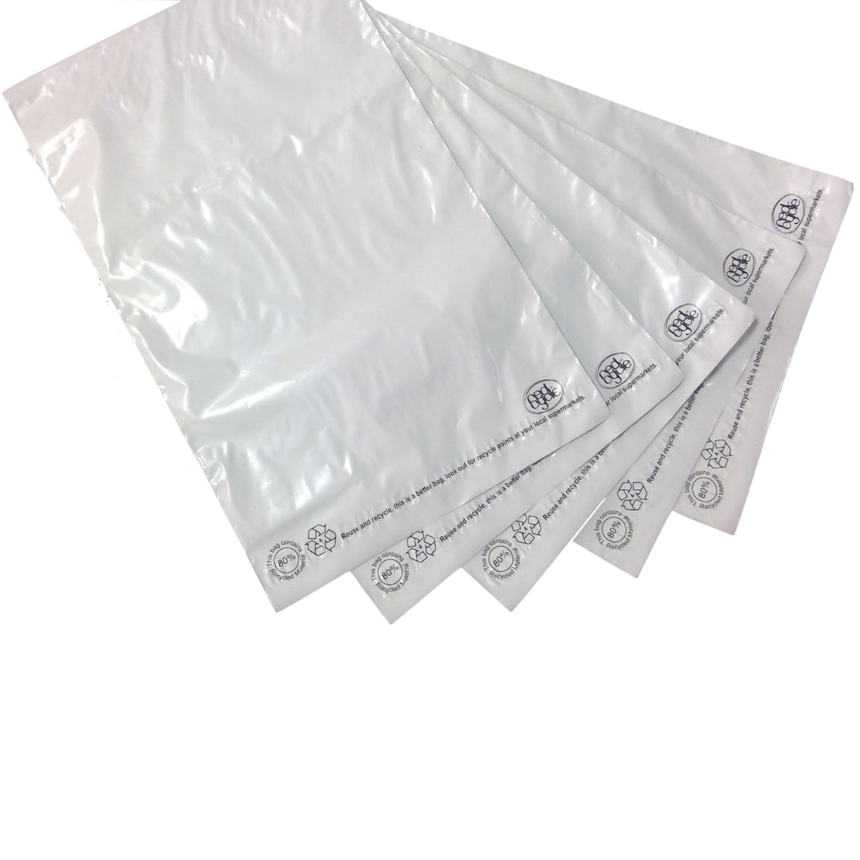 Enviro Recycled Courier Satchels Poly Mailer Bag Accredited Self Sealing Shipping