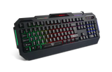 Wired Rainbow Backlit Gaming Keyboard with Splash Proof Design