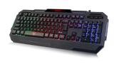 Wired Rainbow Backlit Gaming Keyboard with Splash Proof Design