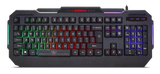 Wired Rainbow Backlit Gaming Keyboard with Splash Proof Design