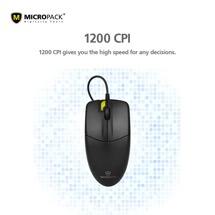 Optical Wired Computer Mouse USB 1200 DPI Mice for PC Mac Laptop Desktop