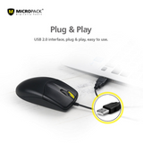 Optical Wired Computer Mouse USB 1200 DPI Mice for PC Mac Laptop Desktop