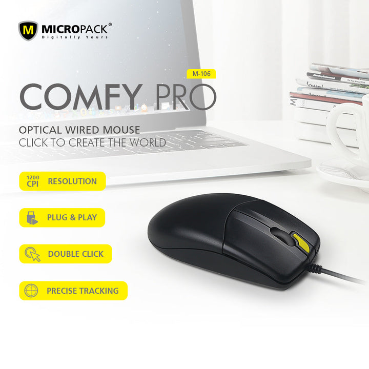 Optical Wired Computer Mouse USB 1200 DPI Mice for PC Mac Laptop Desktop