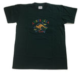 Adult Australia Kangaroo T Shirt Tee 100% Cotton Top Aussie Day - Bottle Green