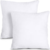 1x Premium Euro 100% Cotton Pillow with Cover Filled Durable Soft European Square - 65x65cm