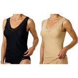 ExOfficio Give-N-Go Lacy Tank Top Sleeveless Singlet Womens Ladies Base Layer - Black