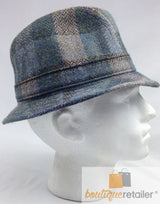 FAILSWORTH PATCH HAT Scottish Trilby Fedora 100% Wool Country Cap MADE IN UK