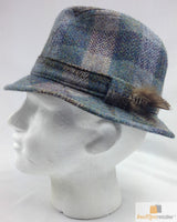 FAILSWORTH PATCH HAT Scottish Trilby Fedora 100% Wool Country Cap MADE IN UK