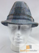 FAILSWORTH PATCH HAT Scottish Trilby Fedora 100% Wool Country Cap MADE IN UK