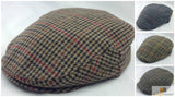 FAILSWORTH Norwich Tweed Cap Wool Blend Flat Driving Hat Warm MADE IN ENGLAND