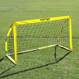 2x Summit Pop Up Fastnet Soccer Goal Futsal Football Portable Flexible 1.5m x 0.9m