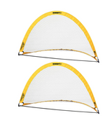 2x Summit Pop Up Teardrop Advance FFA Half Dome Training Football Soccer Goal 2mx1m