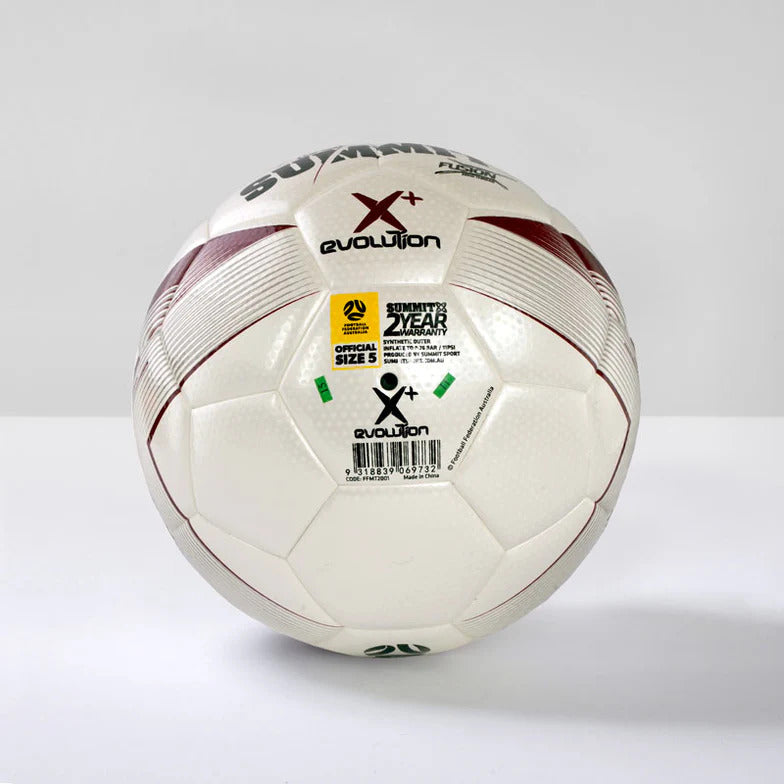 SUMMIT Football Australia Evolution X Plus Soccer Ball Football - Size 5