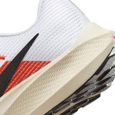 Nike Air Zoom Mens Pegasus 40 EK Sneakers Runners Shoes in White/Black/Chile Red