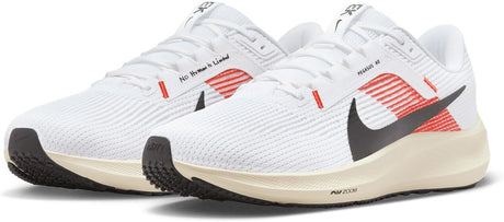 Nike Air Zoom Mens Pegasus 40 EK Sneakers Runners Shoes in White/Black/Chile Red