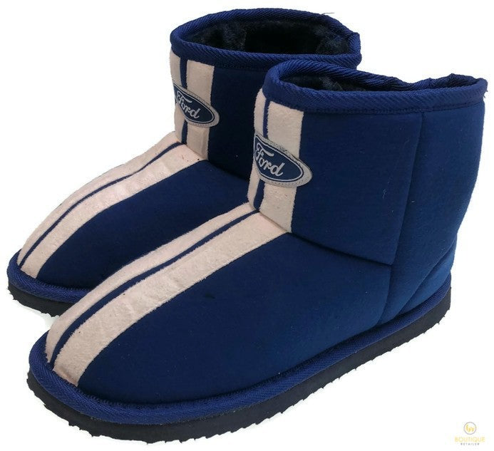 FORD Stripe Boots Official Genuine Licensed Shoes Indoor Outdoor