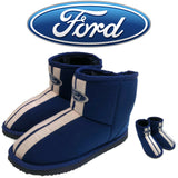 FORD Stripe Boots Official Genuine Licensed Shoes Indoor Outdoor