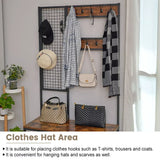 Viviendo Foyer Coat & Shoe Rack with Hooks