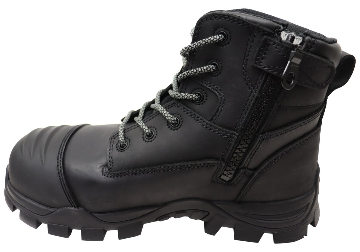 Diadora Mens Boots Craze Wide Fitting Safety Cap Safety Work Shoes in Black