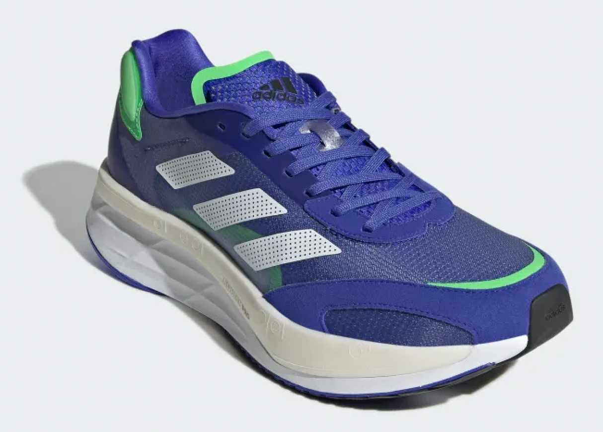 Adidas Mens Adizero Boston 10 Athletic Running Sneaker Shoes Runners