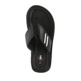 Lightning Bolt Wilson Flip Flops Thongs Sandals Shoes - Black/White